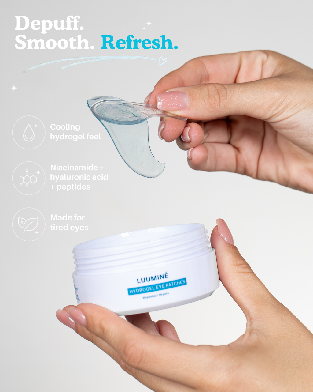 Hydrogel Under‑Eye Patches