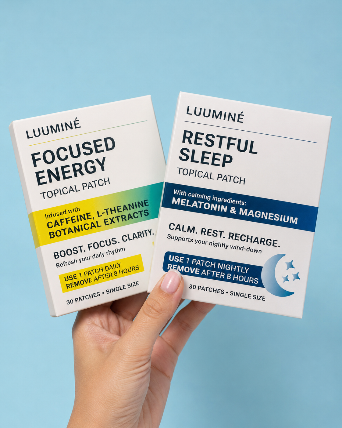 Day & Night Patch Duo - Topical Wellness Patches