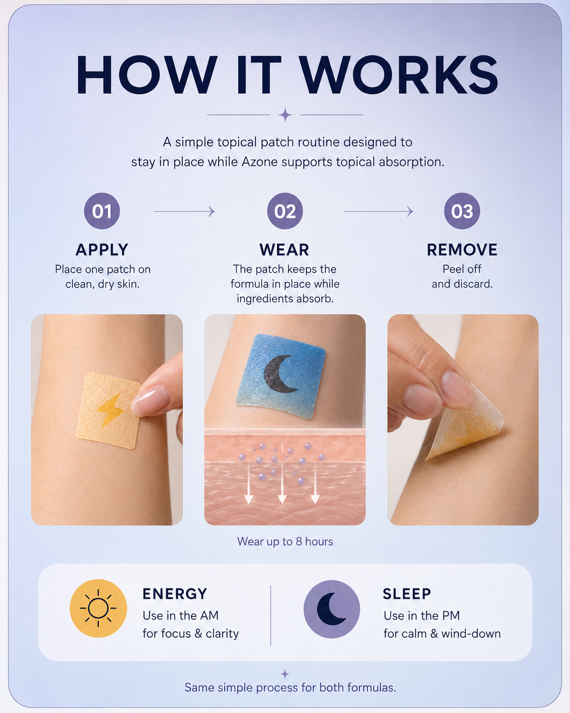 Day & Night Patch Duo - Topical Wellness Patches