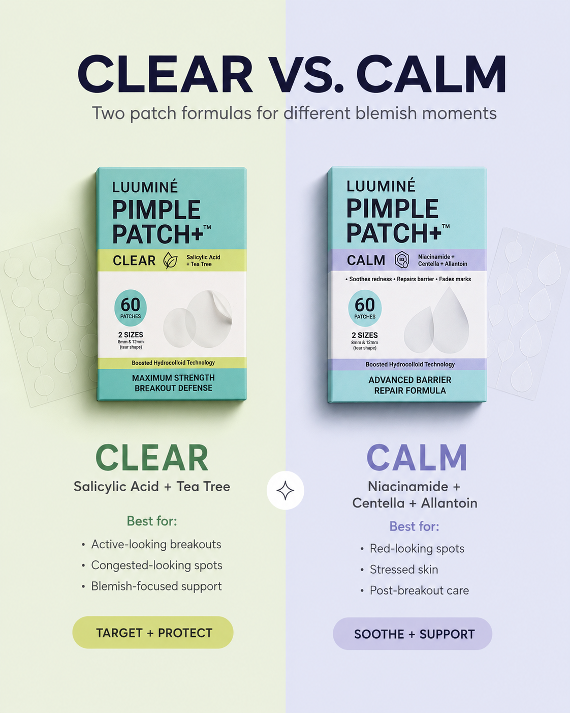 Pimple Patch+ Calm & Clear Duo - 2-pack